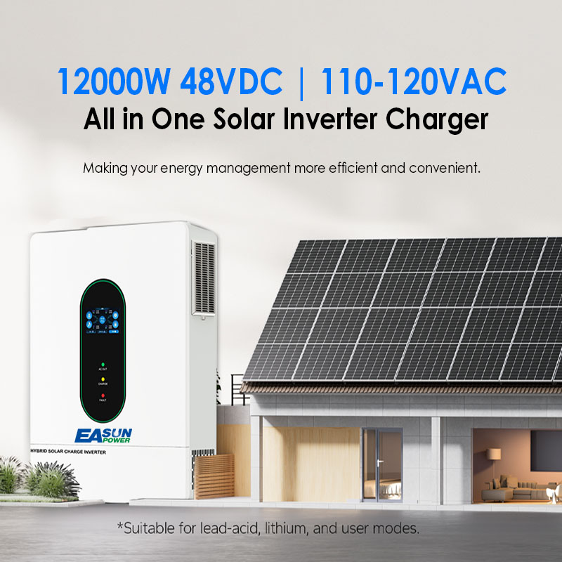 EASUN US 12KW 12000W Split Pha - огляд і ціна Grid Tie Inverter Limiter 2000W